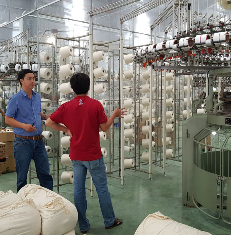 Tư vấn hỗ trợ kỹ thuật máy dệt chun tơ sợi